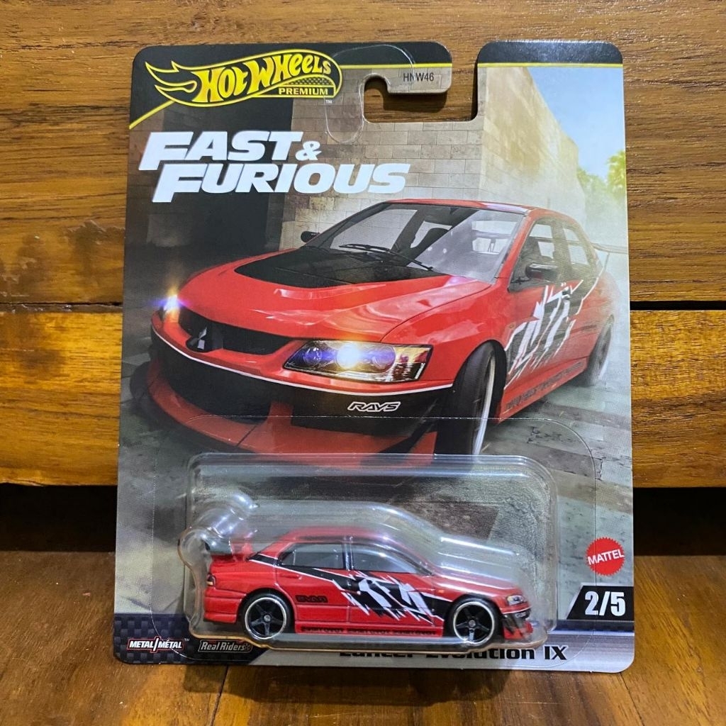 Hotwheels fast and furious Lancer Evolution IX premium