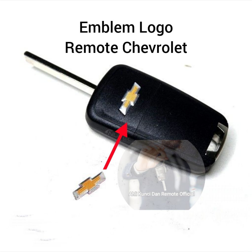 Logo Sticker Remote Chevrolet Emblem Logo