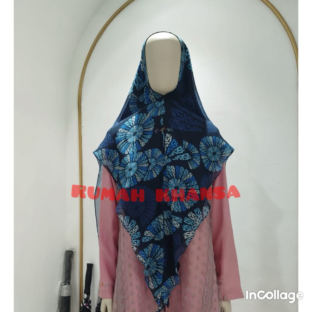 SALE New with tag khimar printing SISESA navy