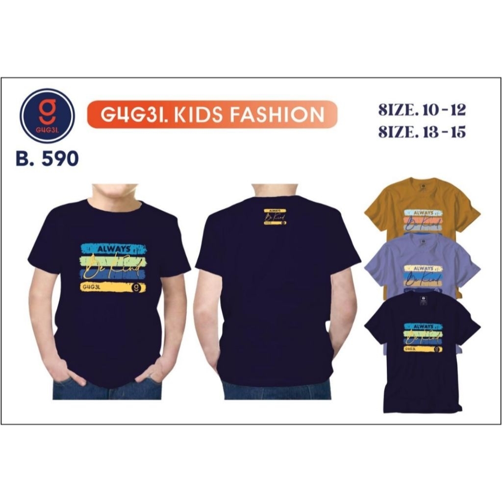 Paling Laris Kaos Gugel Kids Premium size 1-15