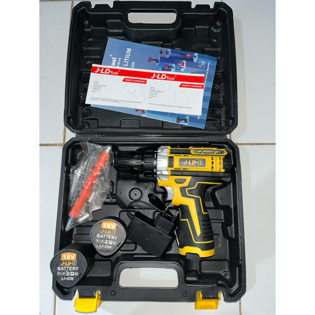 Bor JLD-II 10Mm 12V Batrai 2 PCS , Cordless.