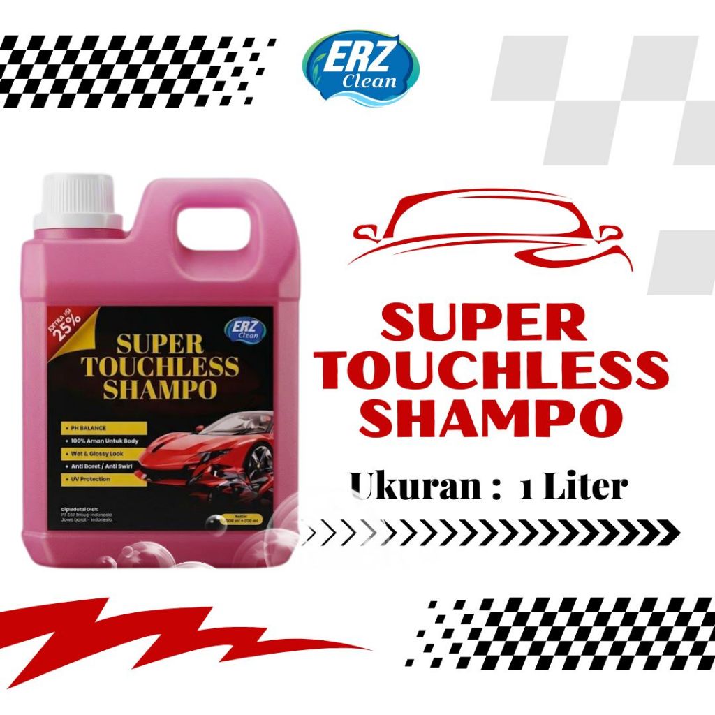 Shampo Motor 1 Liter Super Touchless/ Shampo Tanpa Sentuh 1 Liter / Shampo Salju Motor-Mobil