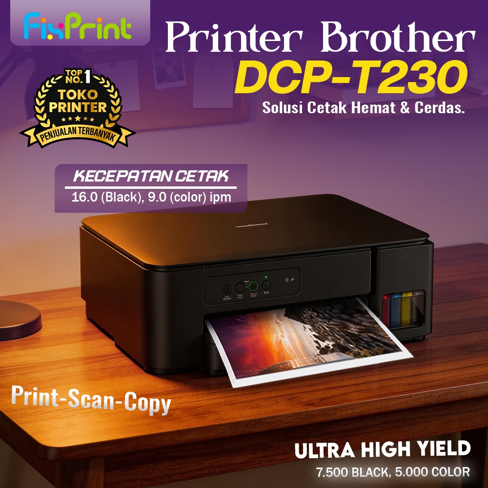 FixPrint Printer Brother DCP-T230 DCP T420W T426W T430W T530DW Print Scan Copy InkTank Multifungsi A