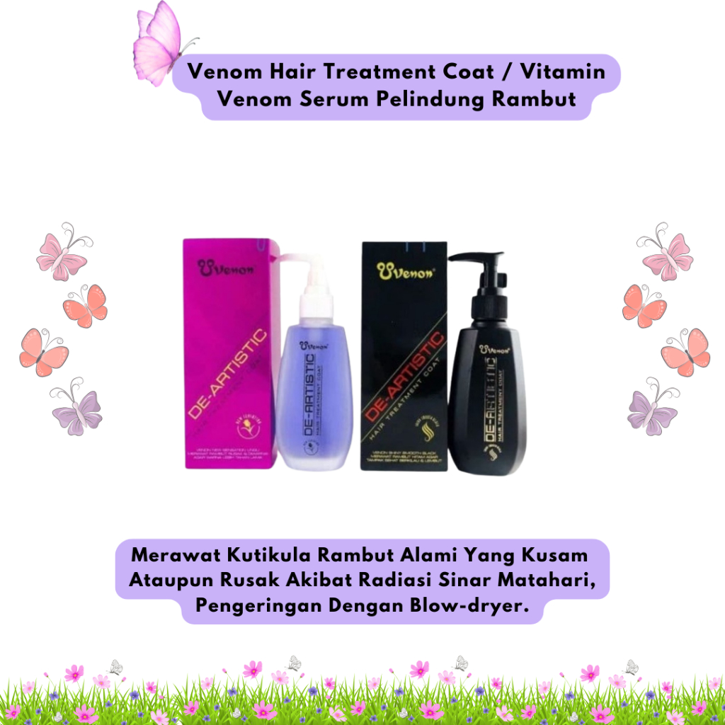 Nolana Venom Hair Treatment Coat / Vitamin Venom Serum Pelindung Rambut