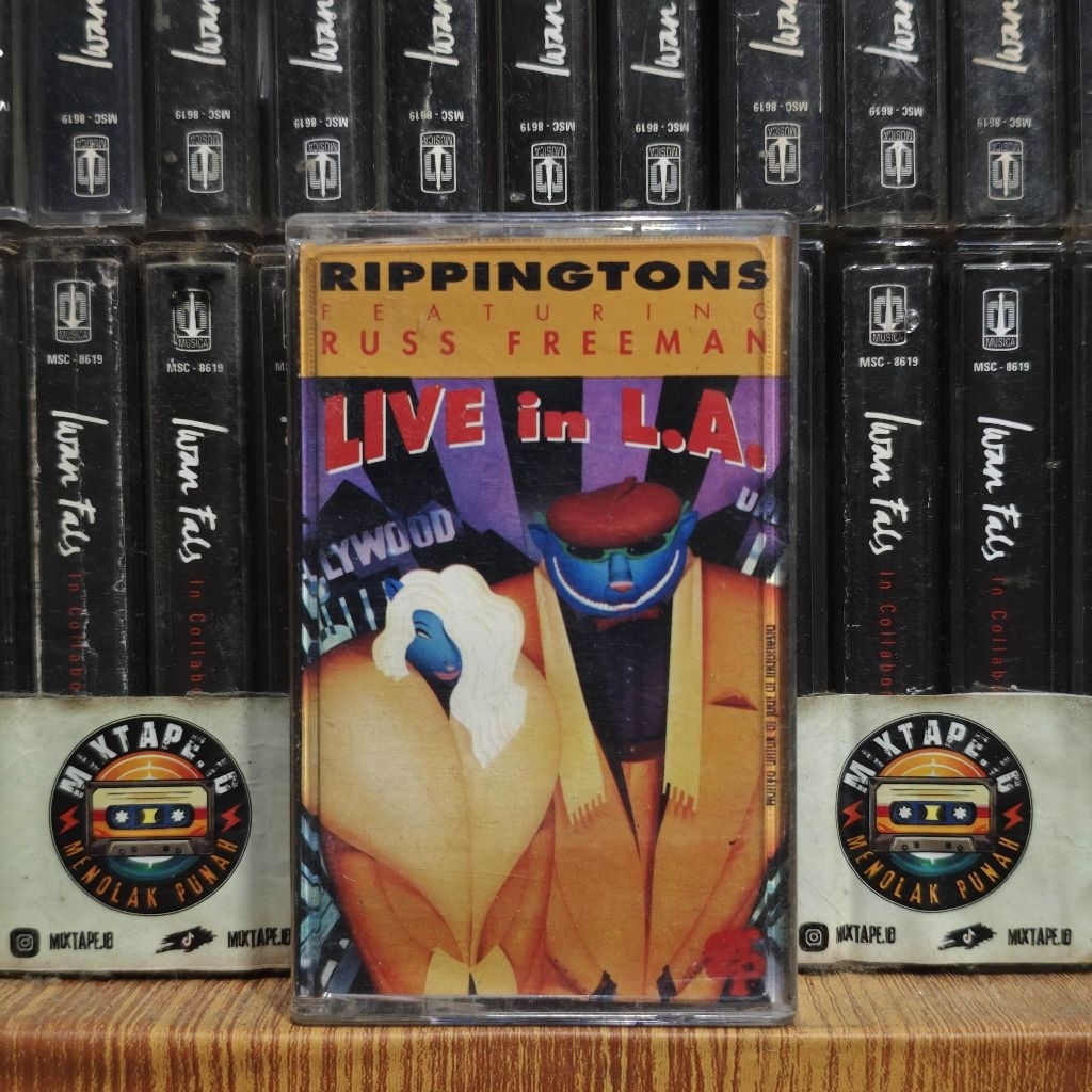 Kaset - Rippingtons - Live In L.A (Los Angeles) - Radio Tape - Kaset Pita - Radio - Pemutar Kaset - 