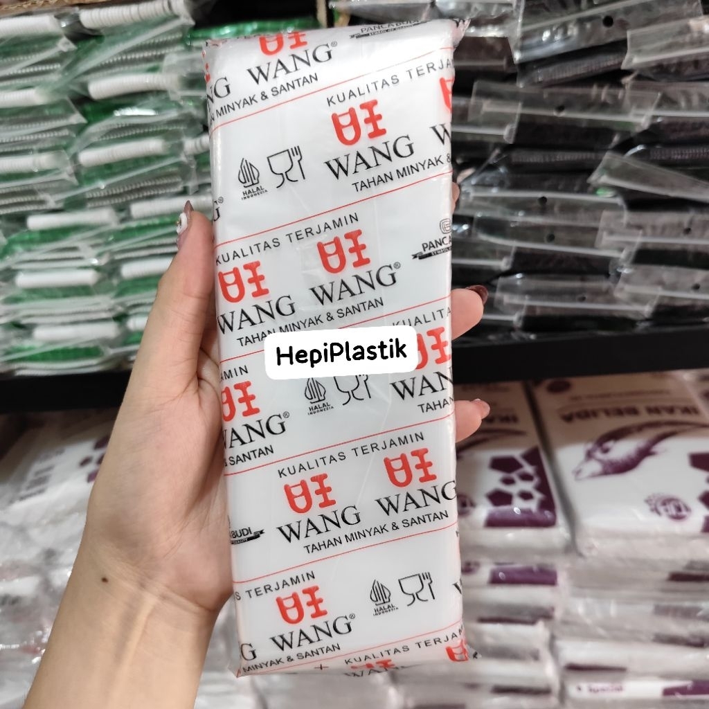 [Hepi Plastik] Plastik PE Wang Wang / Plastik Tebal / Pe Wang Wang Anti Panas Ukuran 7x10 , 7x20