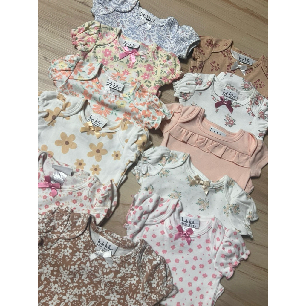 Nicole Miller Jumper Bayi Perempuan Bodysuit Baby 0-3M