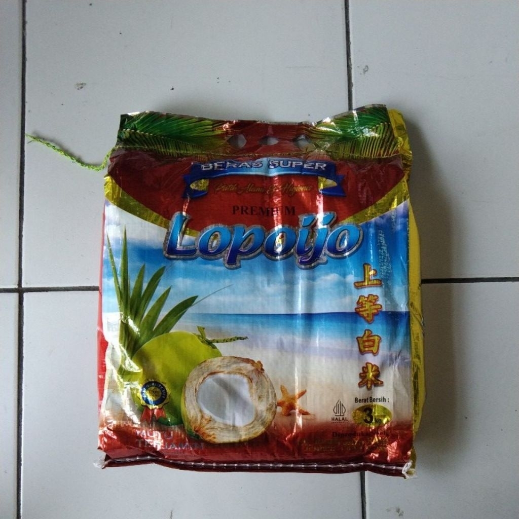 Beras Premiumv Lopo Ijo 3 kg