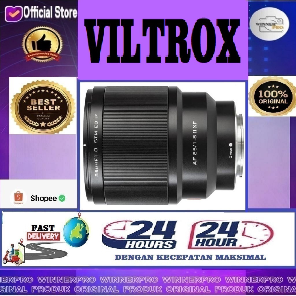 VILTROX LENS 85MM F1.8 FOR FUJIFILM/SONY/NIKON STM