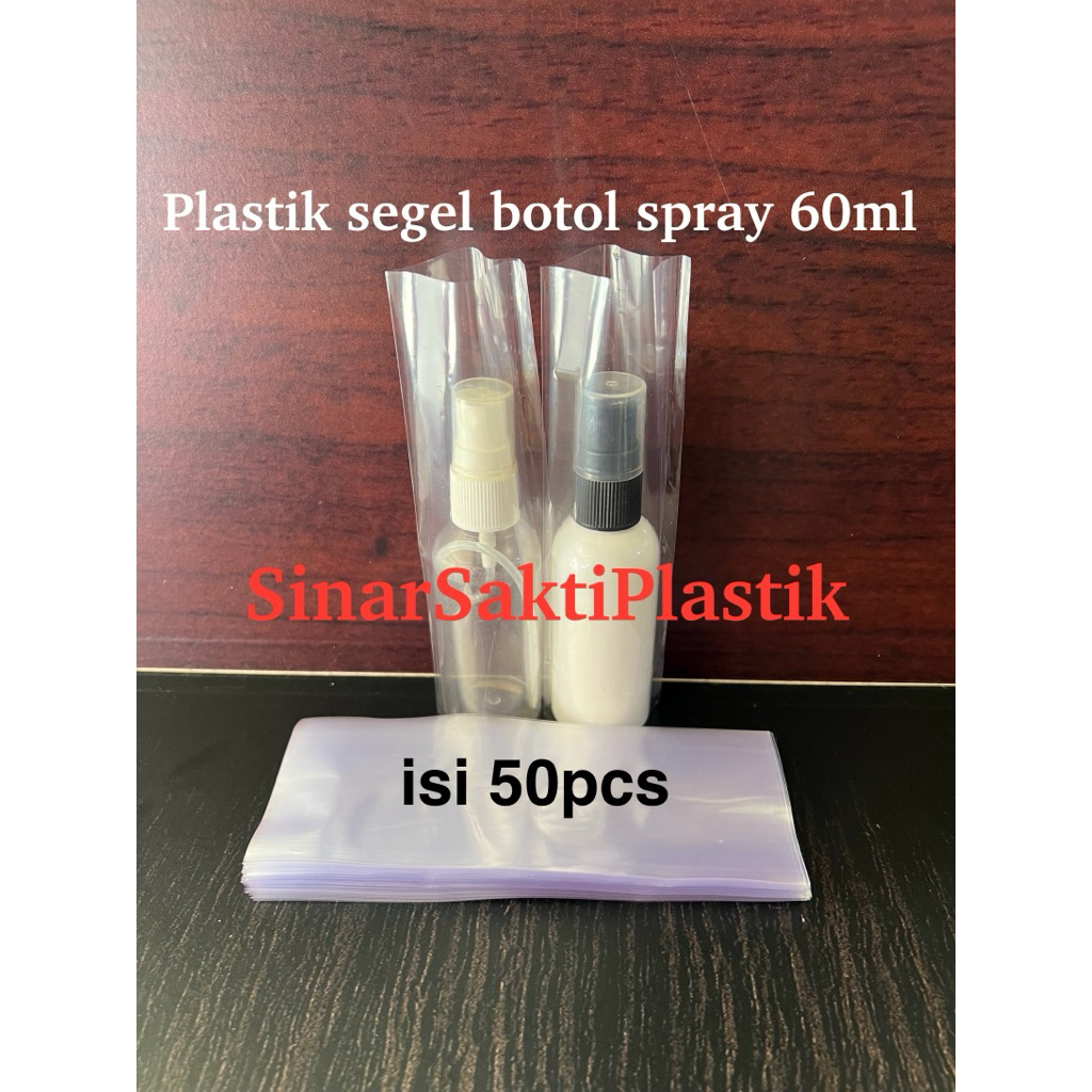 Plastik segel botol spray 60ml (isi 50)