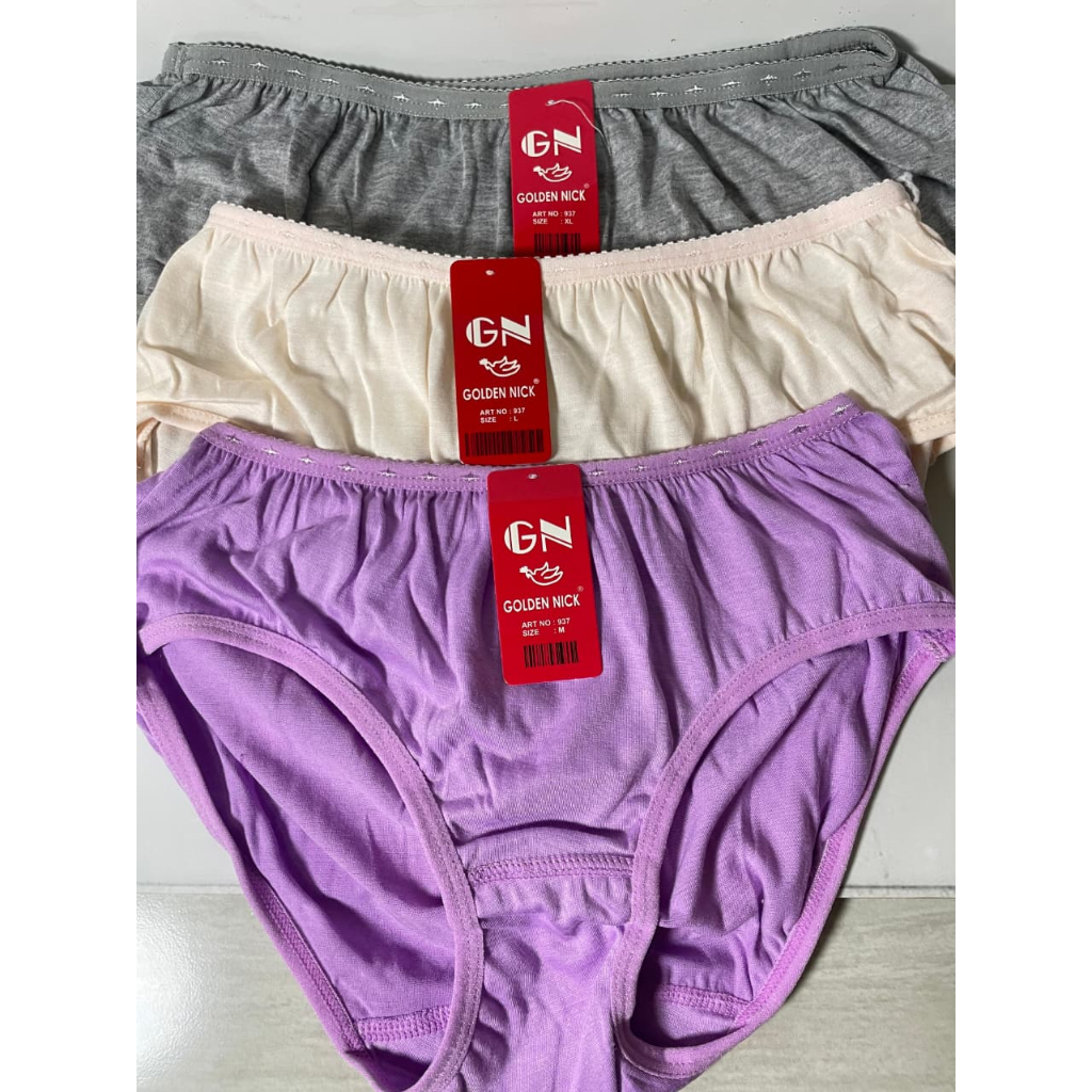 (3 Pcs) CD|Celana Dalam Golden Nick|Celana Dalam Golden Nick/CD Wanita/Golden Nick