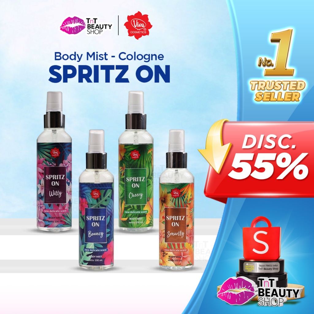 Viva Spritz On Body Mist Cologne 100ml - Parfume - Parfum - Minyak Wangi | TnT Beauty Shop