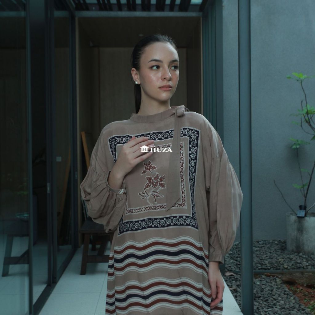 BATIK HUZA - BLOUSE BATIK WANITA BLOUSE ARASHFA