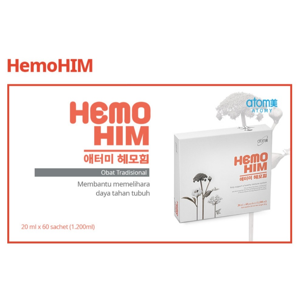 Atomy HemoHIM 4sets (20ml x 60sachet x 4sets = 4.800ml) - KOREA ATOMIC ENERGY RESEARCH INSTITUTE (KA