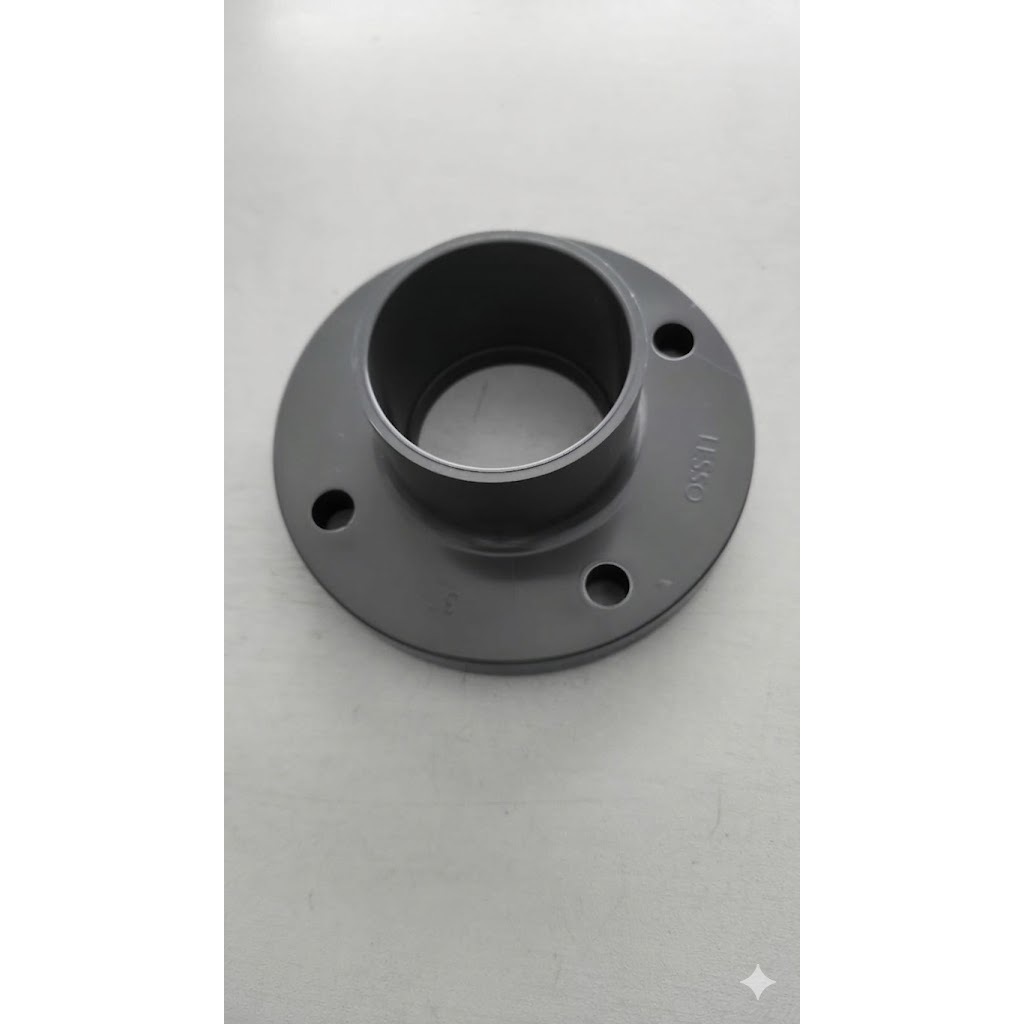 FITTING PVC FLANGE PVC 3 INCH AW MERK LESSO / FLANGE SOKET PVC 3 INCH AW