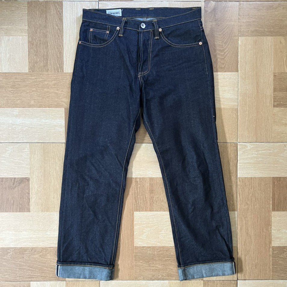 Gori Works Denim Bladerunner 14 oz Sanforized Selvedge Accent Size 32