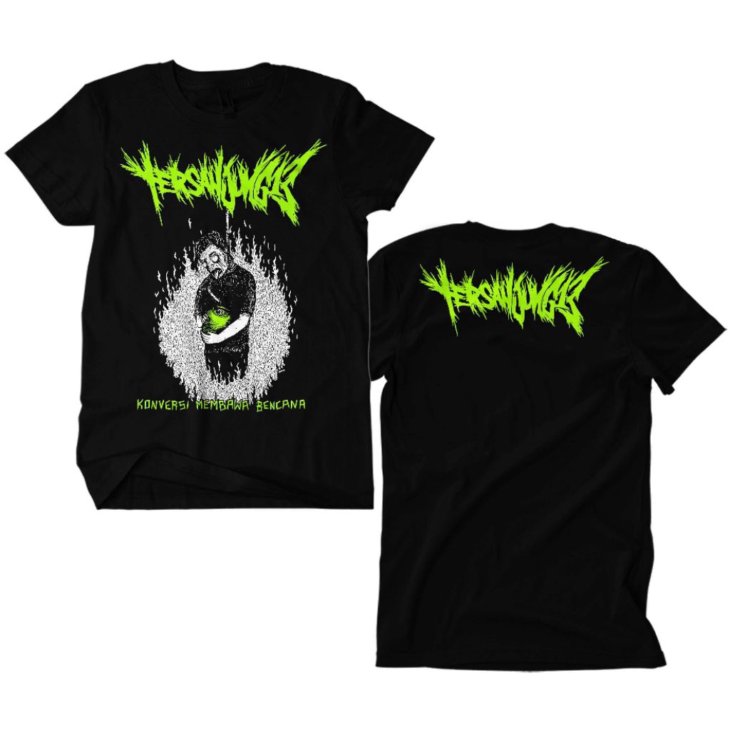 Kaos Band Punk Tersanjung 13 - Konversi Membawa Bencana hitam