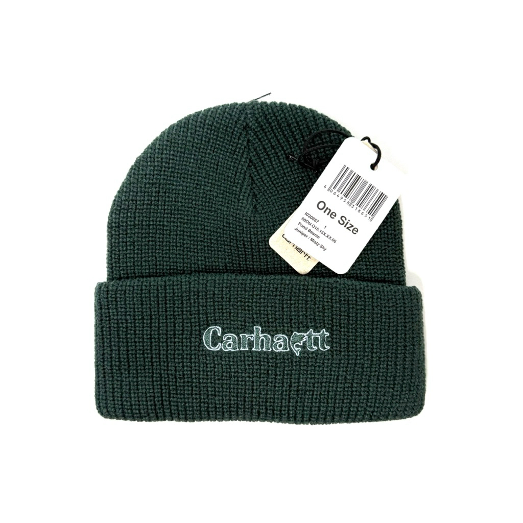 Carhartt WIP Pond Beanie Juniper Misty Sky - Original 100%