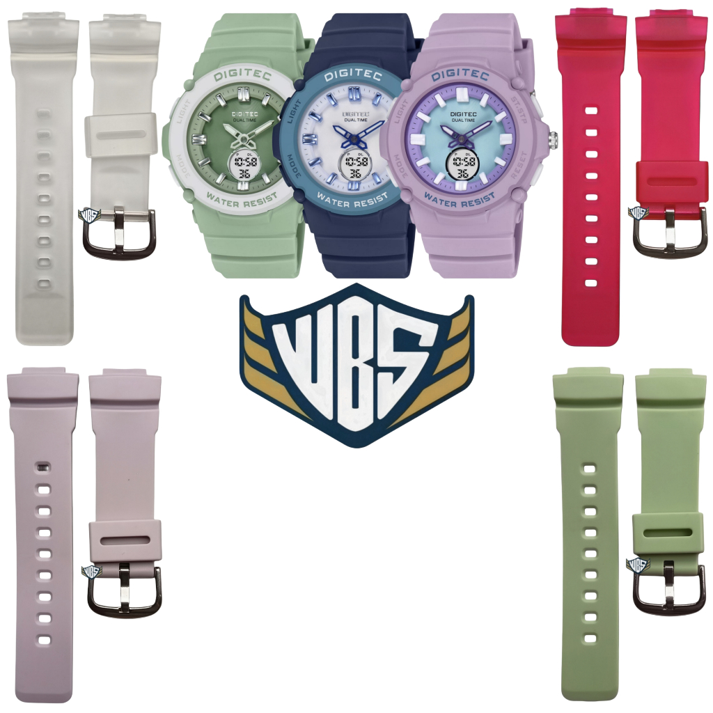 Tali Jam Tangan Digitec 4110 Digitec 4100 Strap Rubber DG-4110 DG-4100