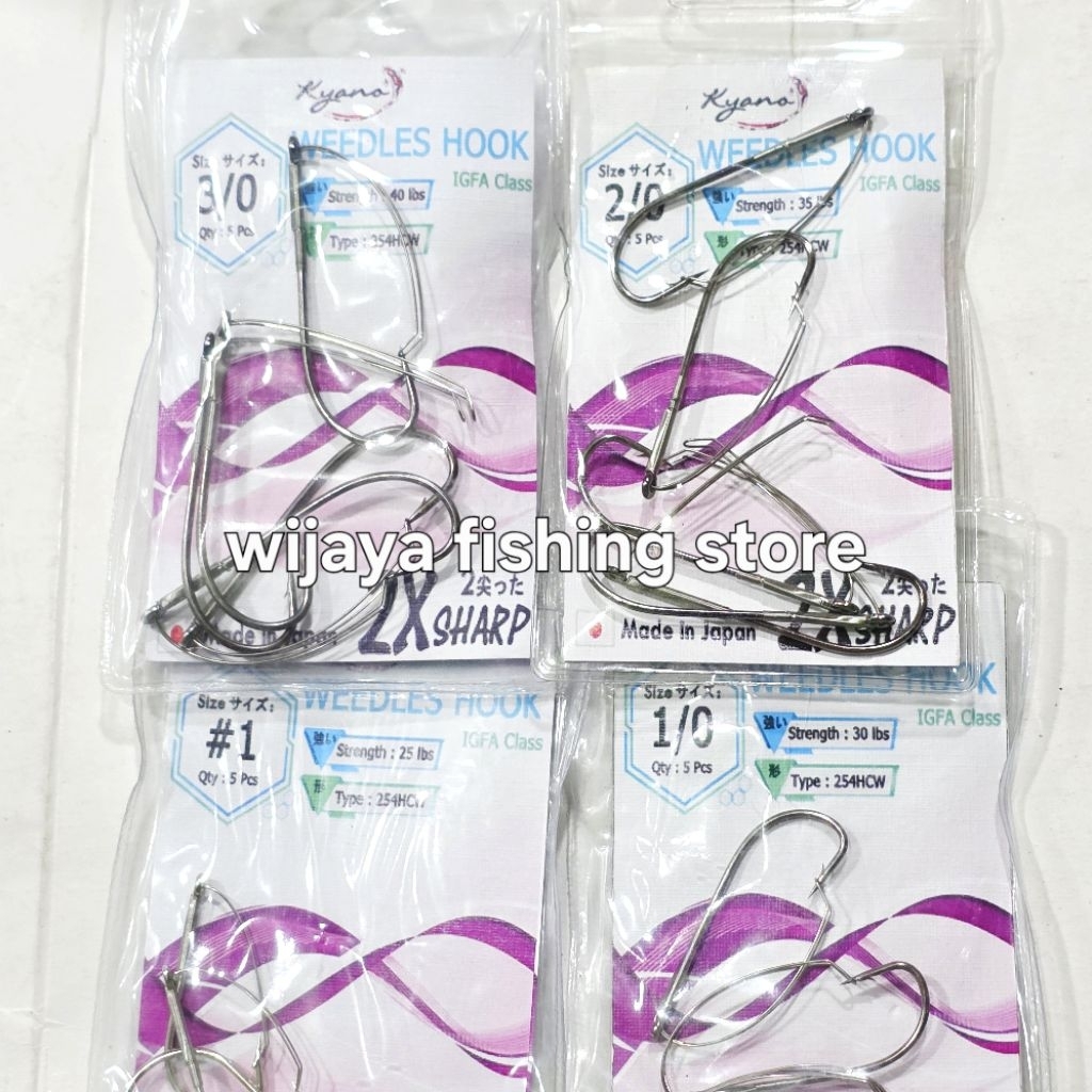 Weedles hook / mata pancing pengaman / mata pancing gabus safety