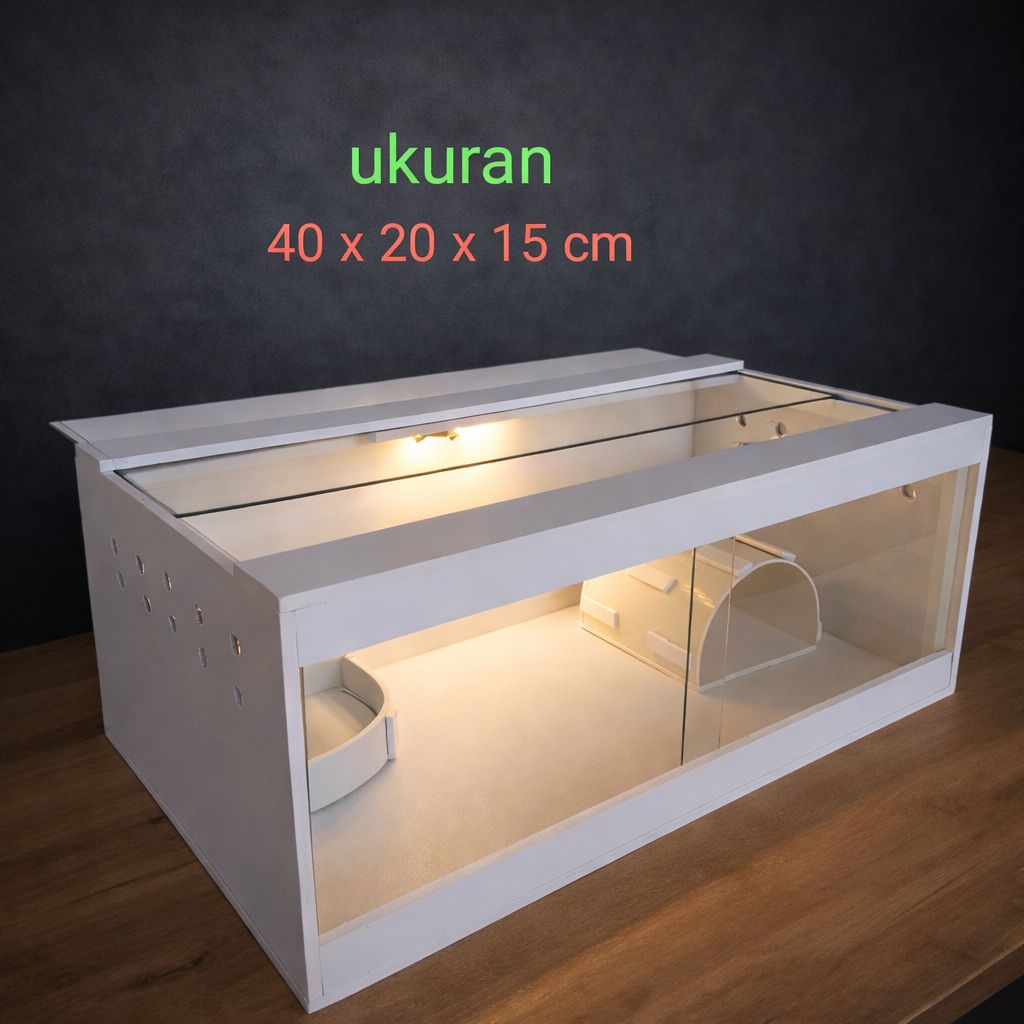 terarium reptile/kandang reptile akrilik