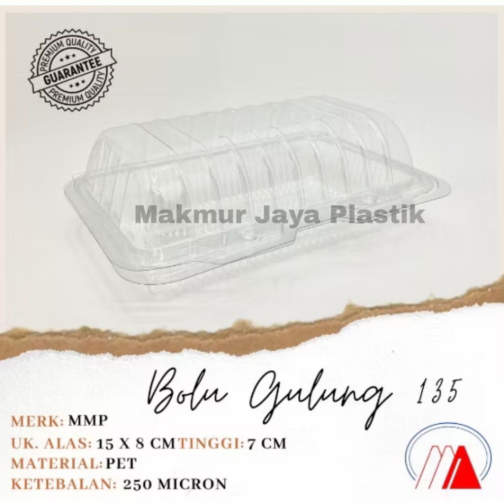 (25 pcs) Mika BG 135 MMP/Mika Bolu Gulung BG135/Mika Bolu Gulung 17 cm/Mika Bolu Gulung 15 cm/Mika K