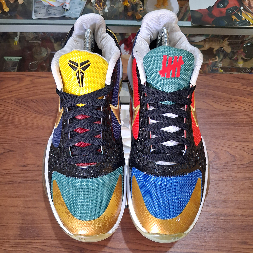 Undefeated x N Zoom Kobe 5 Protro What If Pack - Dirty Dozen Sepatu Basket Sneakers Shoes Warna Komb