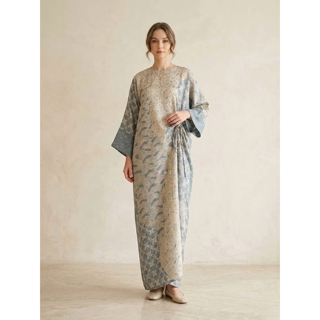 Aluna Kaftan - Kaftan - atasan batik - kondangan  - set lebaran- set wisuda- set lamaran