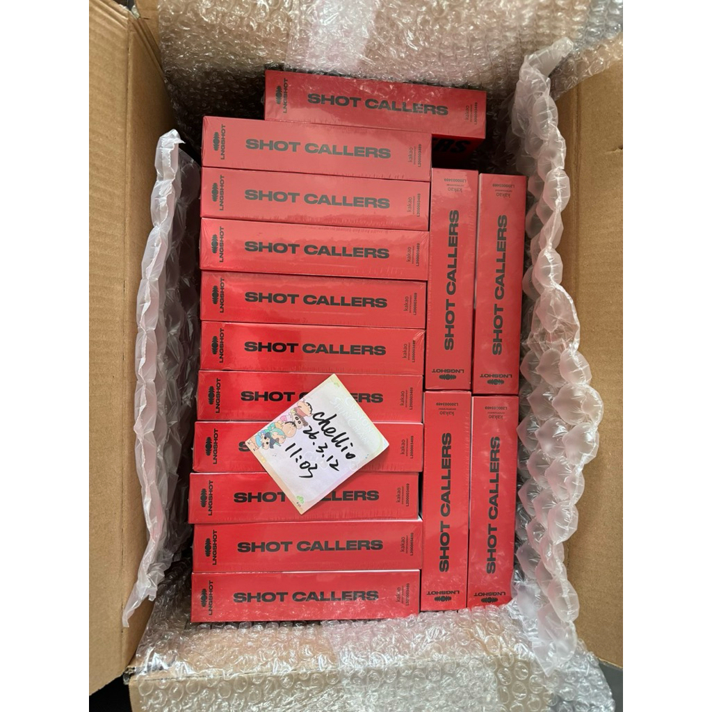 Album Lngshot Sealed Standard Version(Belum Dibuka) Ready Ina Tgl 6-9 april (split payment only 325)