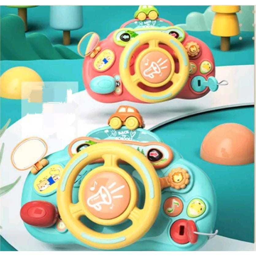 Ven018-Mainan Setir BABY Simulated Drive/Mainan Edukasi Musikal Setiran Mobil