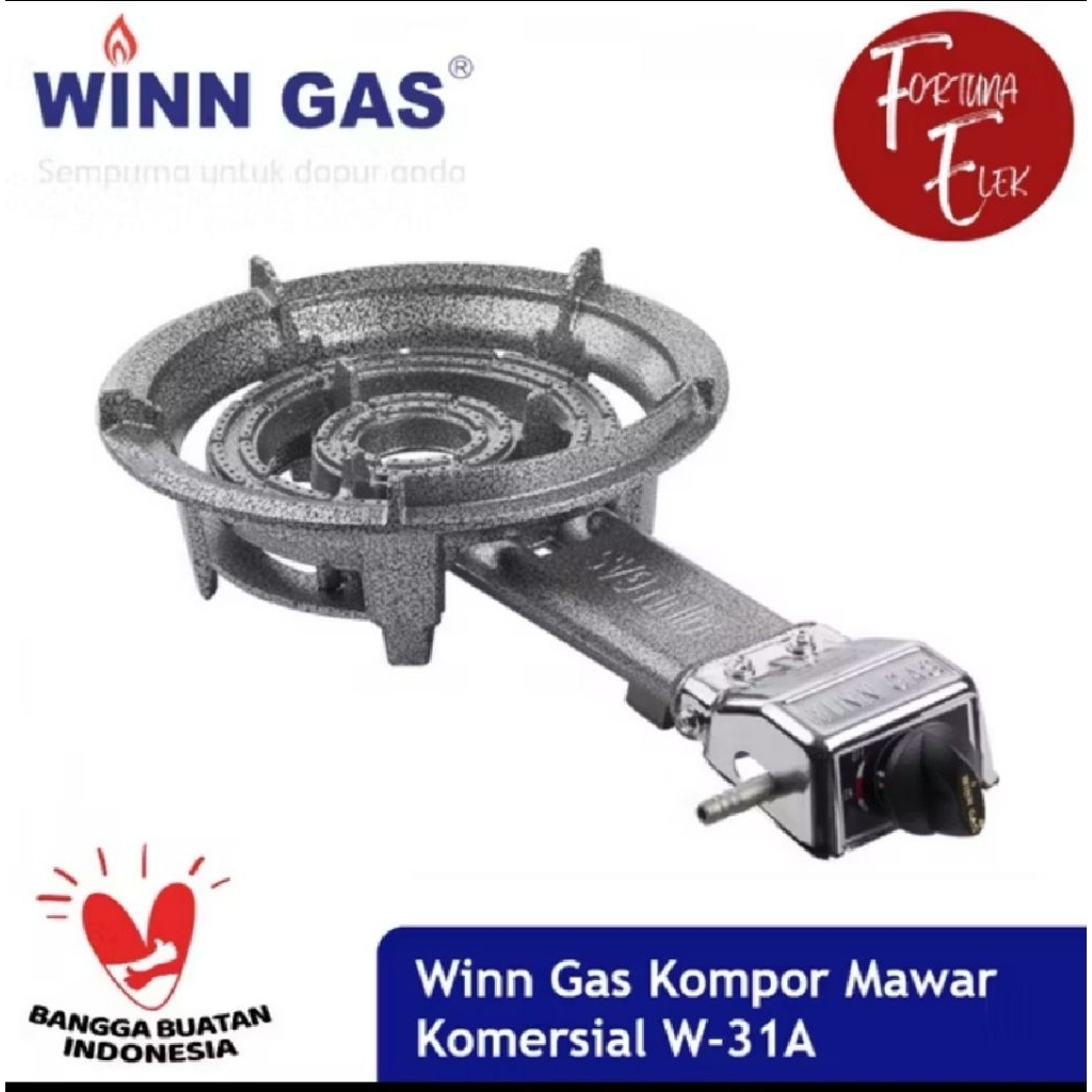 Kompor Gas Winn Gas W-31A Komersial 1 Tungku