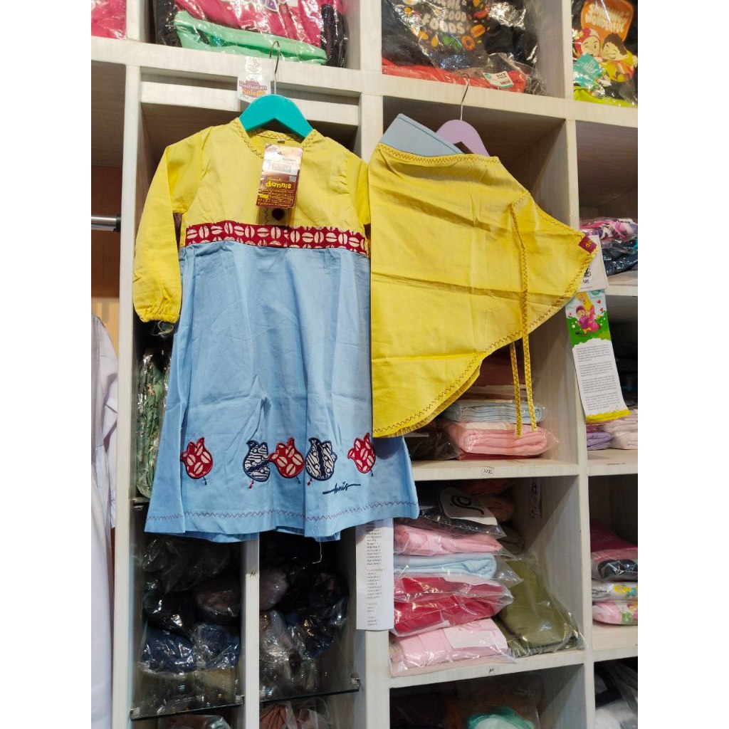 Gamis Anak Dannis Ukuran 0 Diskon 50%