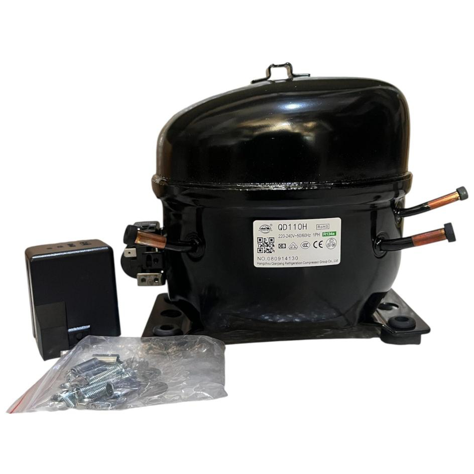 Kompresor Kulkas 2Pintu 1/4Ph non Inventer QD91H  Original Baru