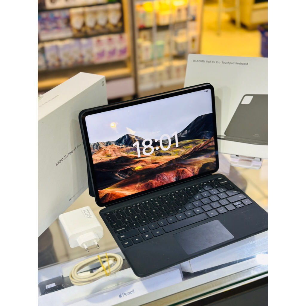 xiaomi pad 6s pro 8/256 + keyboard original