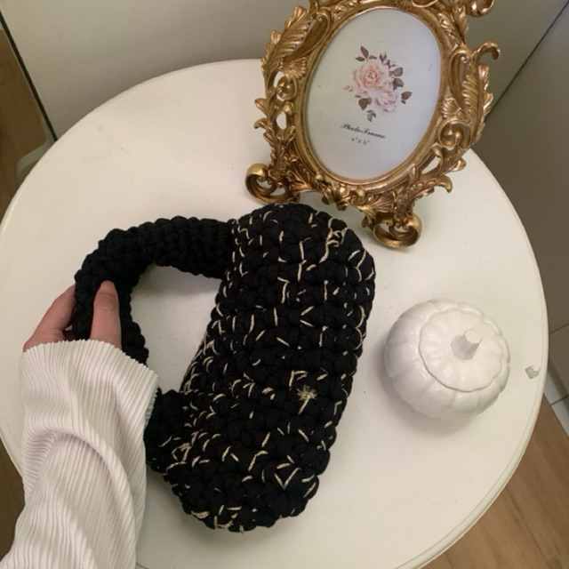 Limited Edition Crochet Bag | T shirt yarn bag | Woman Bag | Tas Wanita Handbag