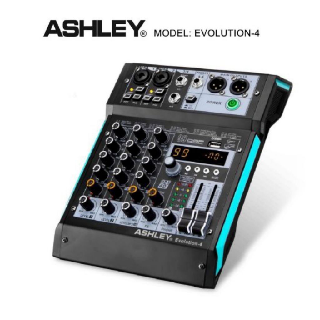 mixer ashley evolution 4 mixer audio 4 channel mixer audio karaoke