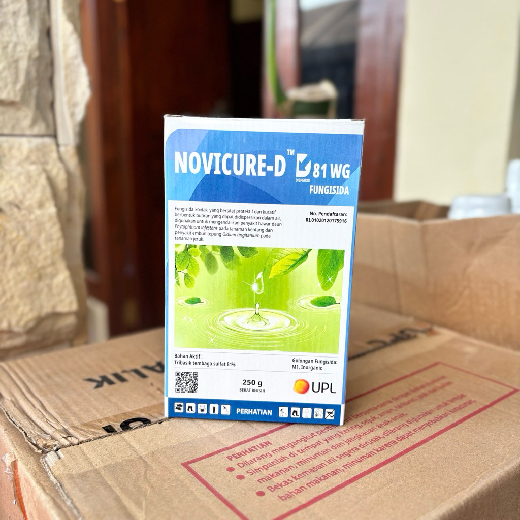 [250gr] NOVICURE-D Fungisida dan bakterisida bahan aktif tribasik tembaga sulfat 81%