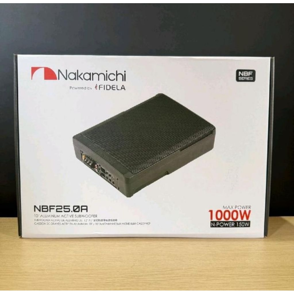 SUBWOOFER KOLONG NAKAMICHI NBF 25.OA SUBWOOFER KOLONG AKTIV 10 INCH
