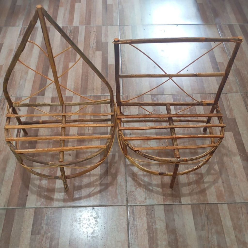 rak keranjang parcel hampers rotan 1 susun