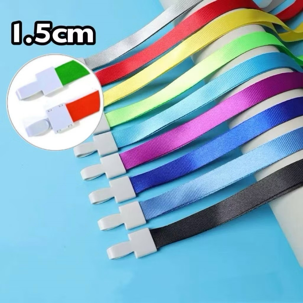 [wajib co produk lain] Lanyard Tali ID Card dengan Clip untuk ID Card, Nametag, dan Panitia