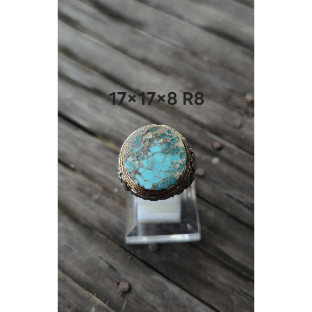 Natural Pirus Persia Biru Dwi warna