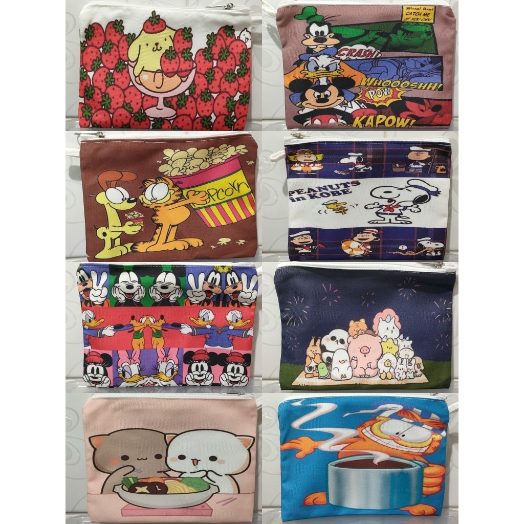 Dompet Snoopy Miki Pompurin Garfield