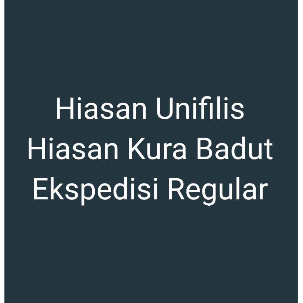 Hiasan Unifilis | Hiasan Badut