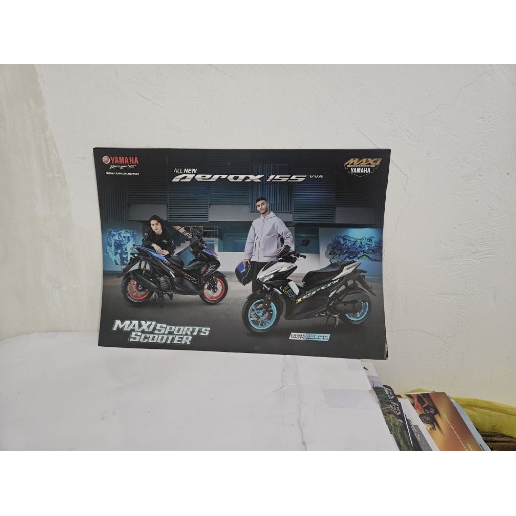 brosur katalog motor yamaha aerox 2023 leaflet
