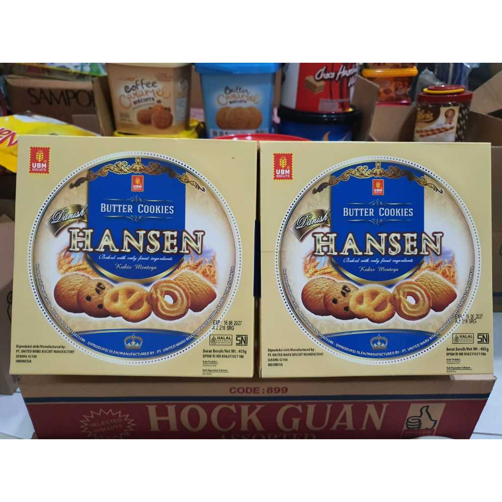 BUTTER COOKIES KALENG ENAK RENYAH MURAH / Hansen Kue Butter Berkualitas Kemasan Kaleng Lebaran Halal