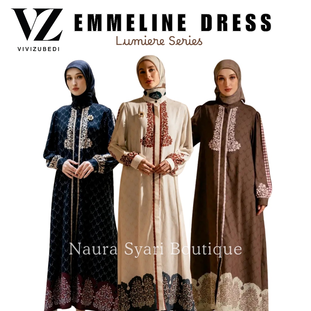 VZ Lumiere Series Emmeline Dress / VZ Emmeline Dress ViviZubedi ViviZubedi / VZ EMMELINE DRESS ORIGI