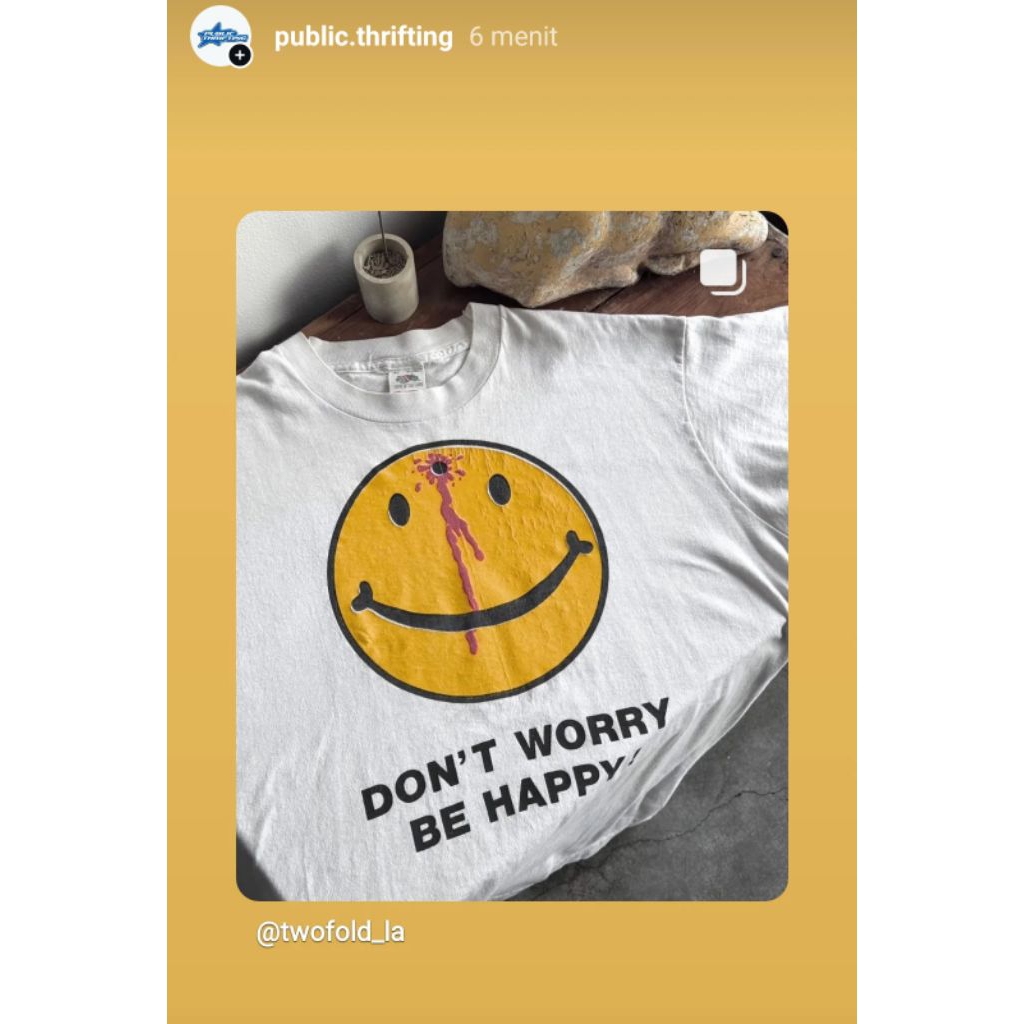 Kaos Smiley Face Headshot Vintage