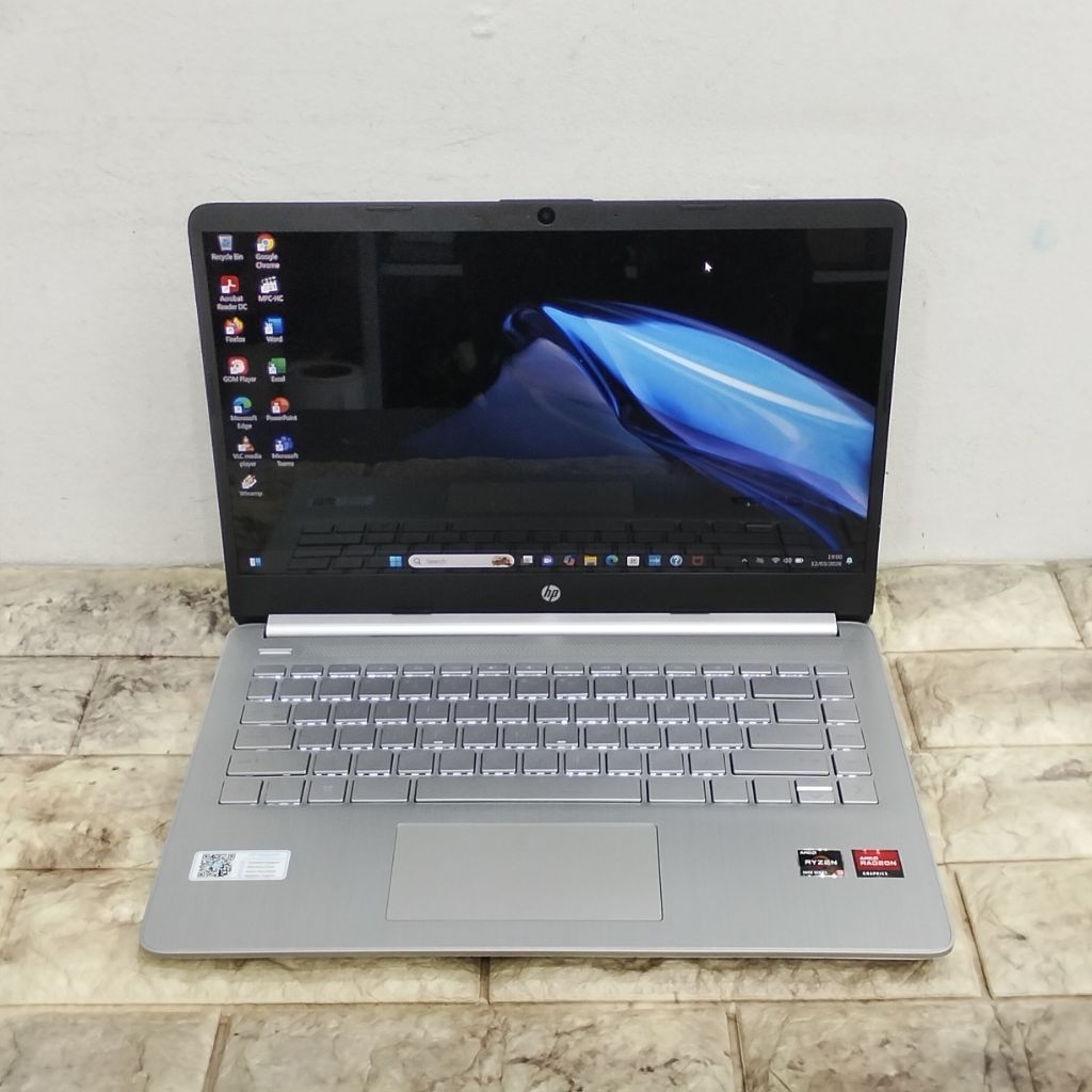 Laptop Hp 14s-FQ Amd Ryzen 3-5300U RAM 8GB SSD 512GB