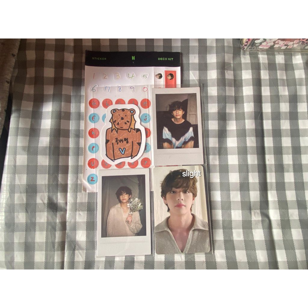 PHOTOCARD OFFICIAL DECO KIT SET TAEHYUNG ( BACA DESK)