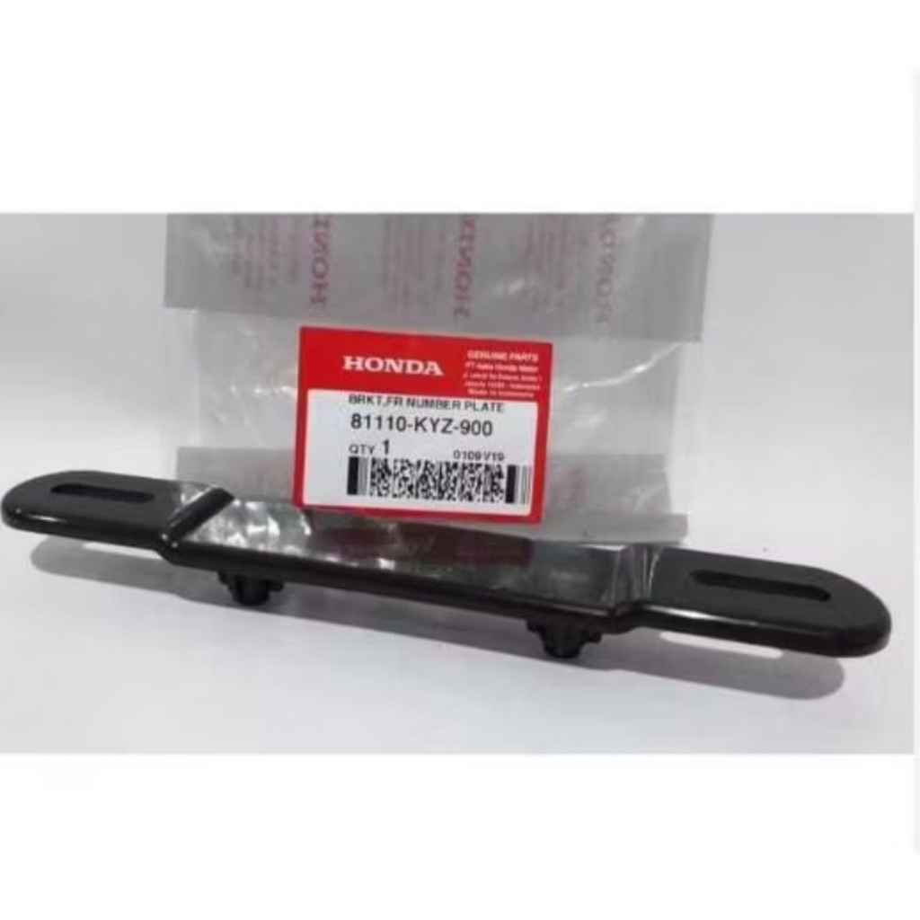 DUDUKAN PLAT NOMER SUPRA X 125 FI 81110 KYZ 900 ORIGINAL HONDA AHM
